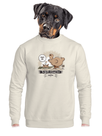 unisex mikina bez kapuce