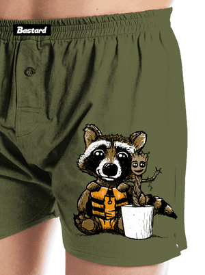 Strážci galaxie pánské trenky Khaki