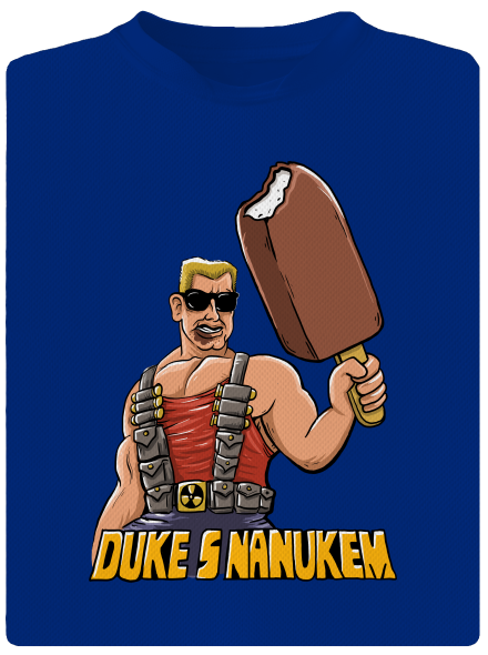 Duke s nanukem pánské sportovní tričko Royal Blue Mal