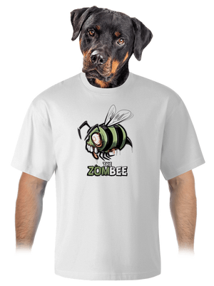 ZomBee unisex tričko oversized White