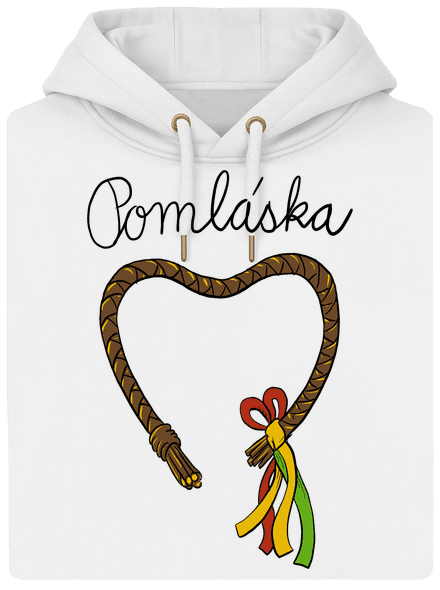 Pomláska unisex mikina premium Snowwhite