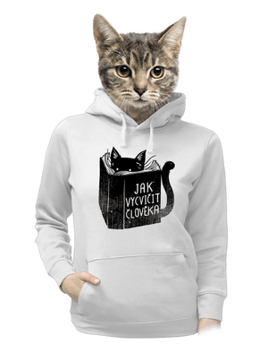 Povinná četba dámská mikina klokanka White