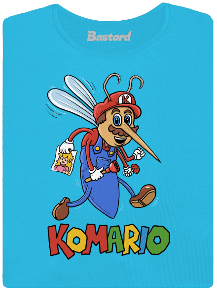 Komario dámské tričko s lemem Blue Atol