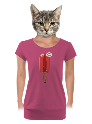 dámské tričko s lemem