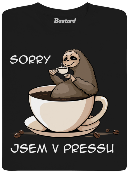 V pressu pánské tričko Black