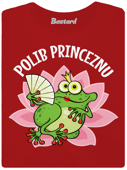 Polib princeznu a prince dámské tričko Red Mal