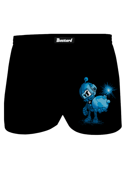 Časovaná bomba pánské trenky Black