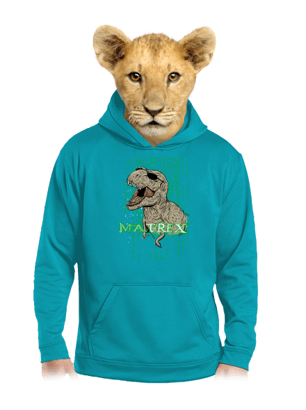 MAT-REX dětská mikina klokanka Hawaiian Blue