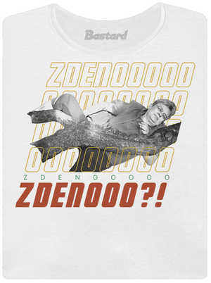 B18: Bába pod kořenem dámské tričko s lemem White