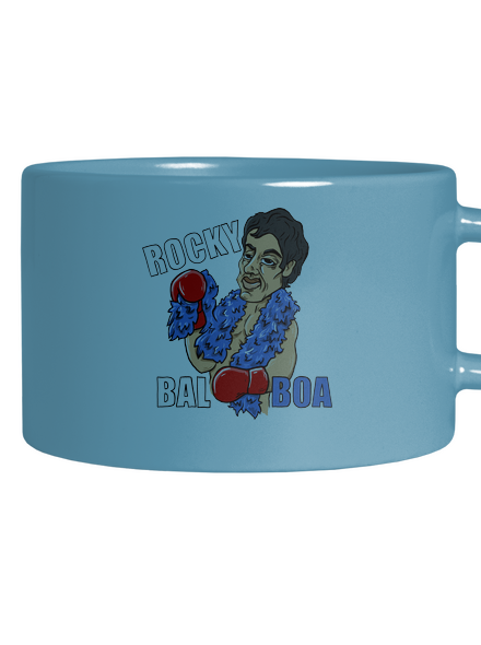 Rocky Bal boa hrnek makronka Blue Macaron