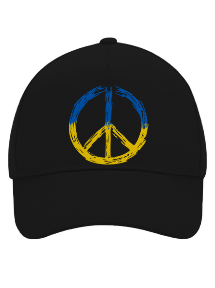 Ukrajina - Peace kšiltovka baseballka Black
