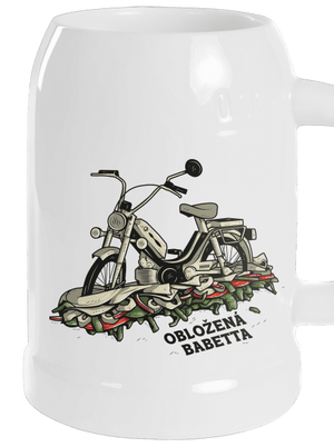 Obložená Babetta půllitr White