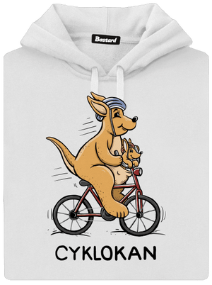 Cyklokan dámská mikina klokanka White