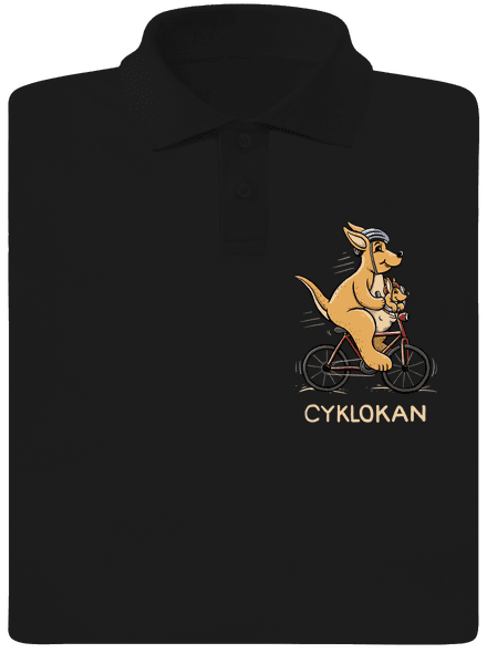 Cyklokan pánská polokošile Black