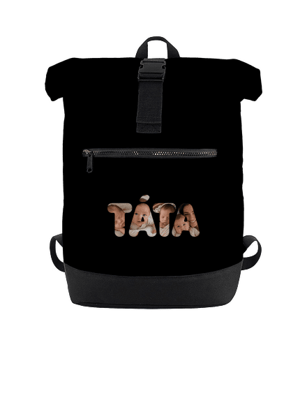 Nápis táta z vlastních fotek batoh Black