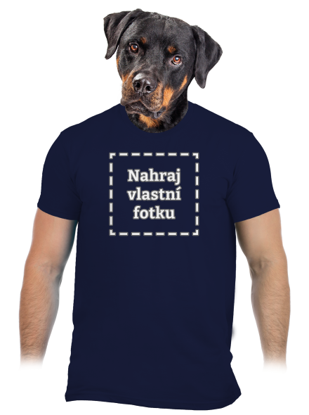Vlastní potisk pánské tričko Navy