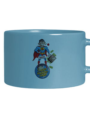 Supermachoman hrnek makronka Blue Macaron