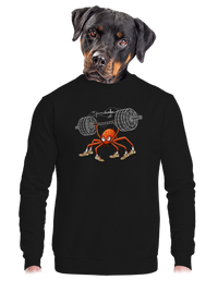 unisex mikina bez kapuce