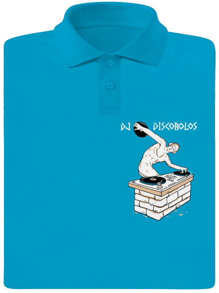 DJ Discobolos pánská polokošile Blue Atol