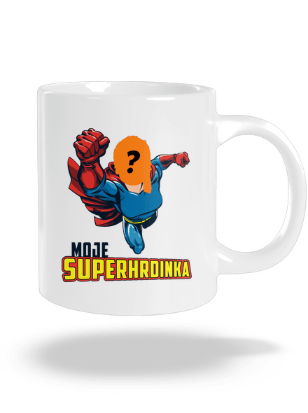 Moje superhrdinka velký hrnek White