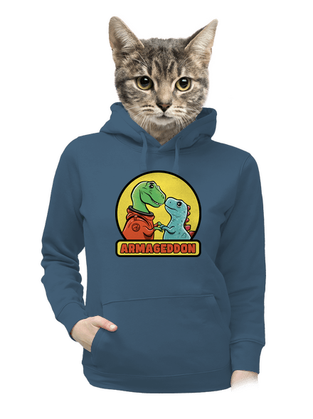 Armageddon dámská mikina klokanka Denim