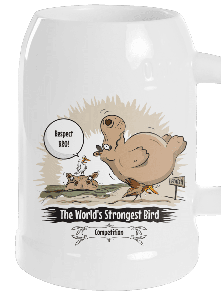 Strongest bird půllitr White