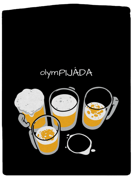 Pijáda dámská mikina na zip Black