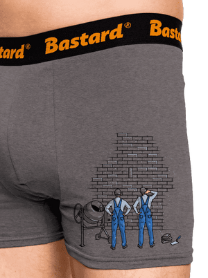 Zedníci boxerky Gray Melange