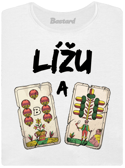 Kule a žaludy dámské tričko s lemem White