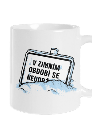 Zimní období klasický hrnek White