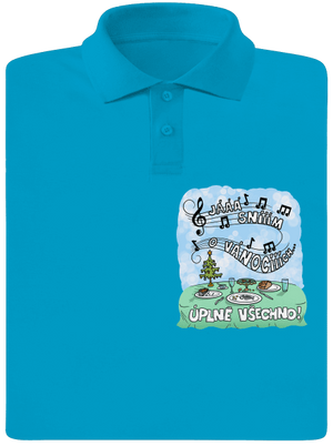 Sním o Vánocích pánská polokošile Blue Atol