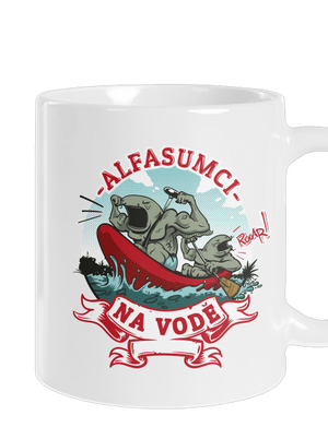 Alfasumci na vodě klasický hrnek White