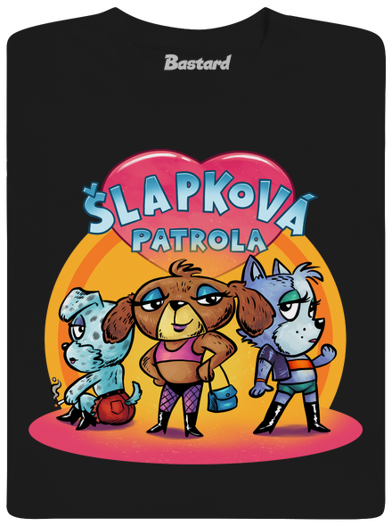 Šlapková patrola pánské tričko Black