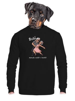 unisex mikina bez kapuce