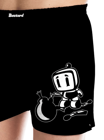 Bomberman pánské trenky Black