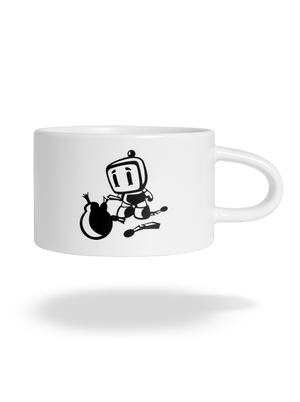 Bomberman hrnek makronka White