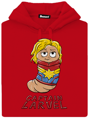 Captain Larvel pánská mikina klokanka Red