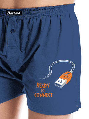 USB připojení pánské trenky Blue