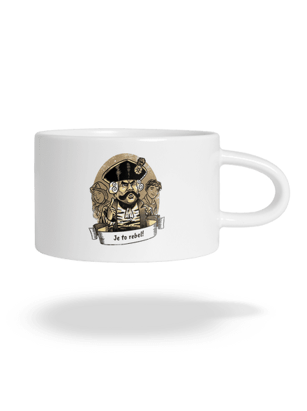 B14: S čerty nejsou žerty hrnek makronka White