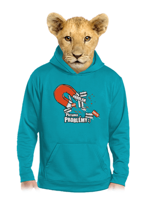 Magnet na problémy dětská mikina klokanka Hawaiian Blue