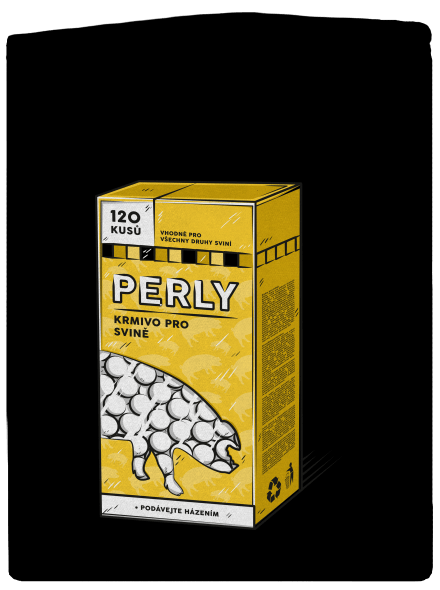 Perly sviním dámská mikina na zip Black