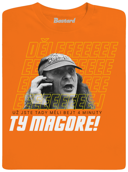 B18: Jiří Kára pánské tričko Orange