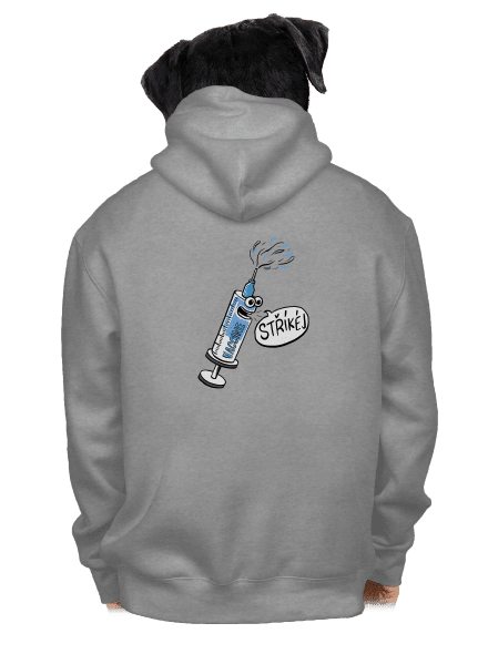 Stříkej pánská mikina na zip Light Melange