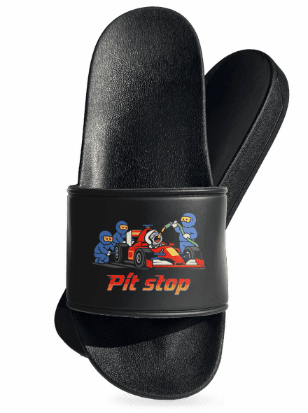Pít stop pantofle Black