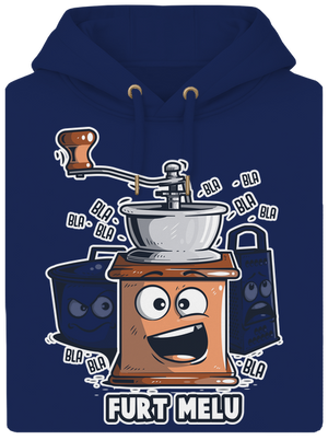 Mlýnek unisex mikina premium Navy