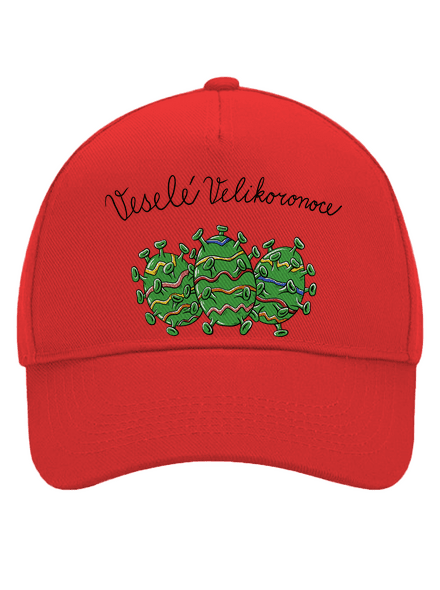 Veselé Velikoronoce kšiltovka baseballka Classic Red