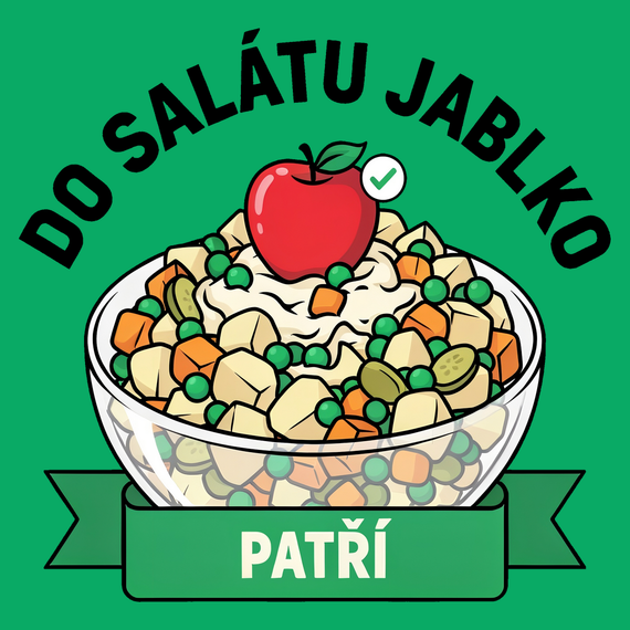 Do salátu jablko patří