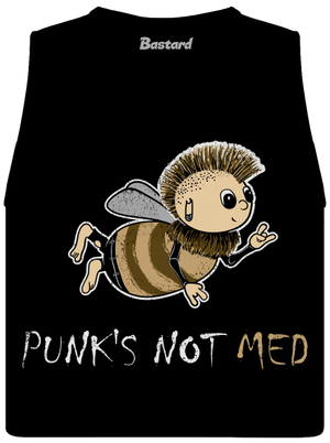 Punks Not Med dámské tílko volné Black