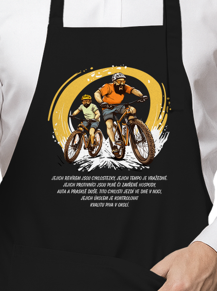 Cyklo 11 zástěra Black