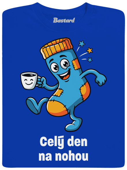 Na nohou pánské tričko Royal Blue